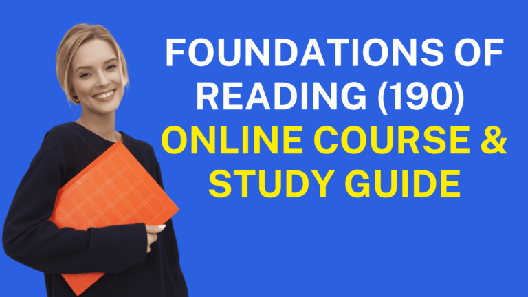 foundations of reading test preparation