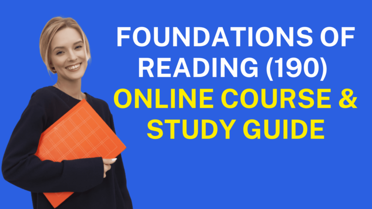 190 Test – Foundations Of Reading Test Prep